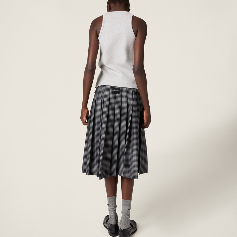 Ribbed jersey racer top 3