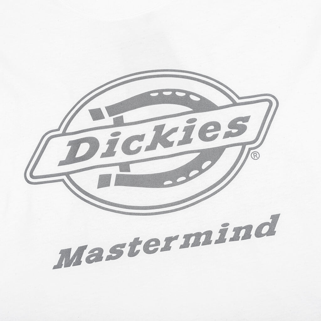 DICKIES X MASTERMIND JAPAN L/S TEE - WHITE - 3