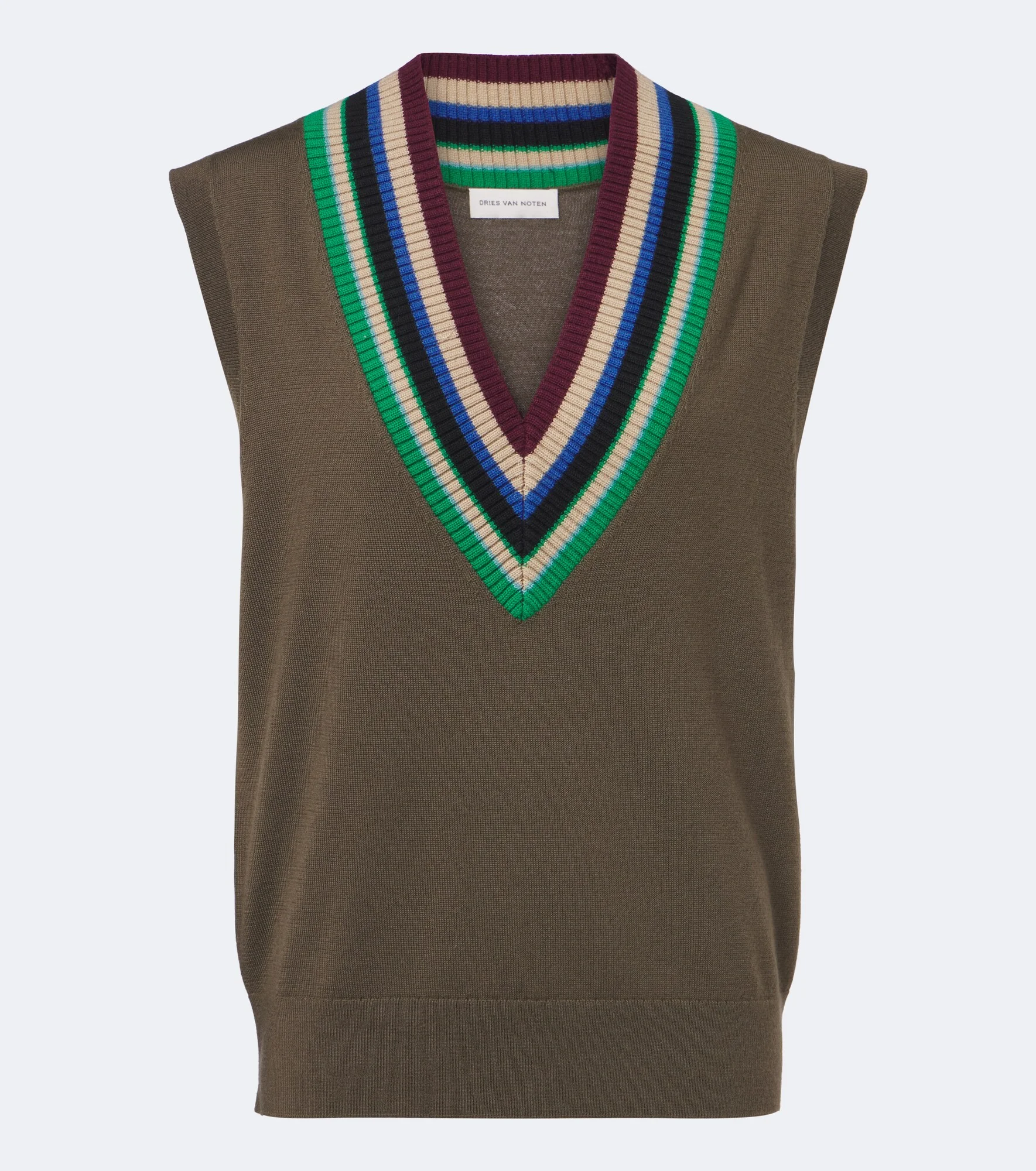Virgin wool sweater vest - 1