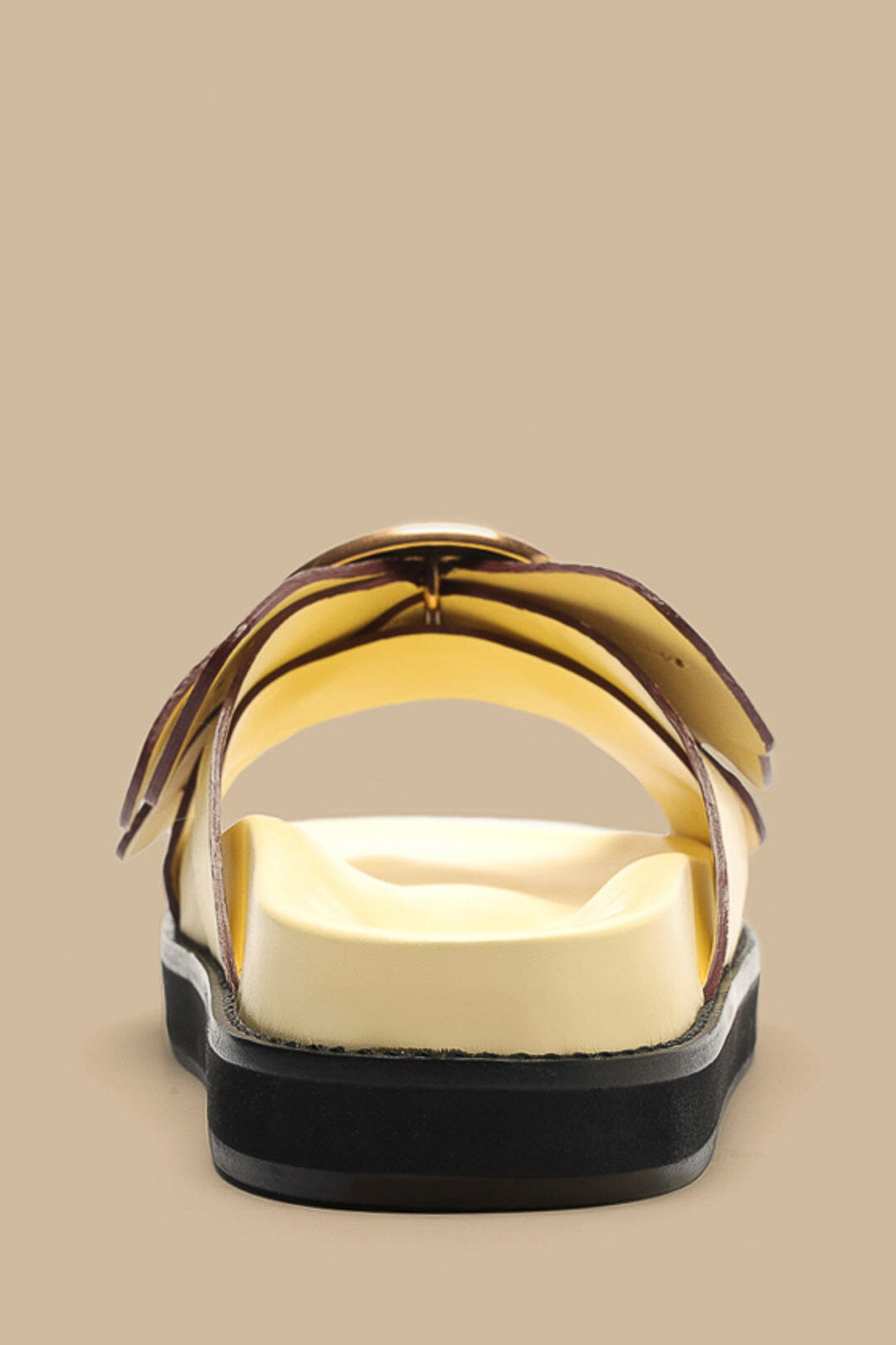 Banana Yellow Daisy Slide Sandal - 4