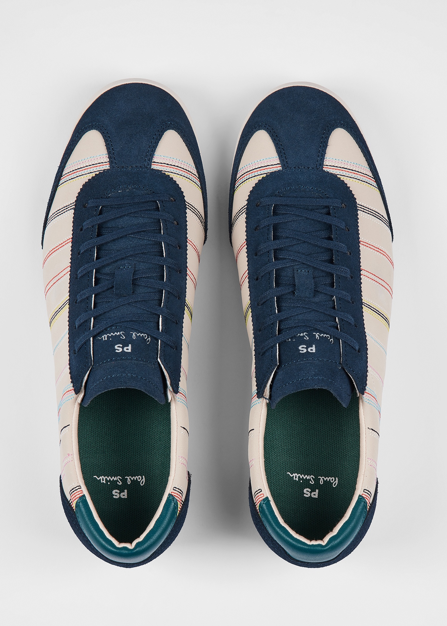 Embroidered Stripe 'Mestre' Trainers - 5