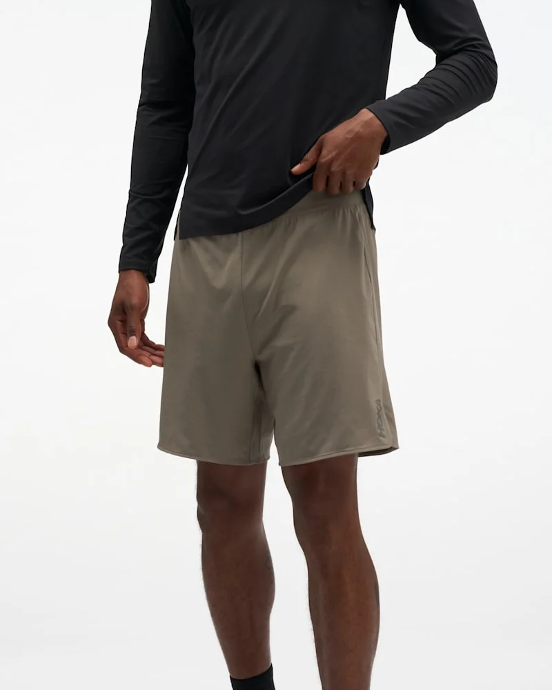 Men's Glide Short 7" 2in1 in Boulder Grey - 1