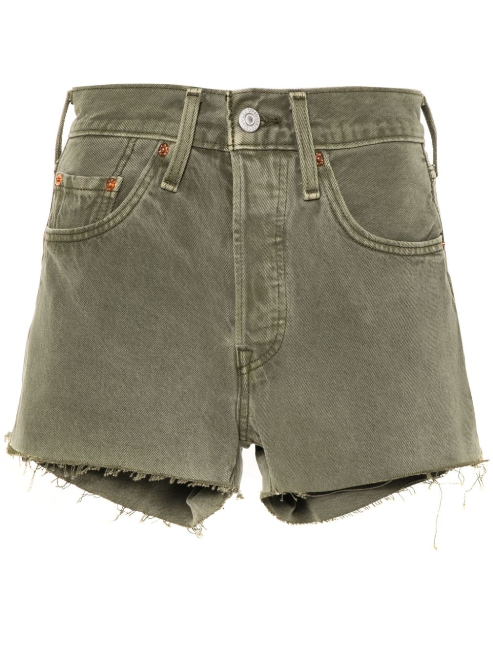 501 cotton denim shorts - 1