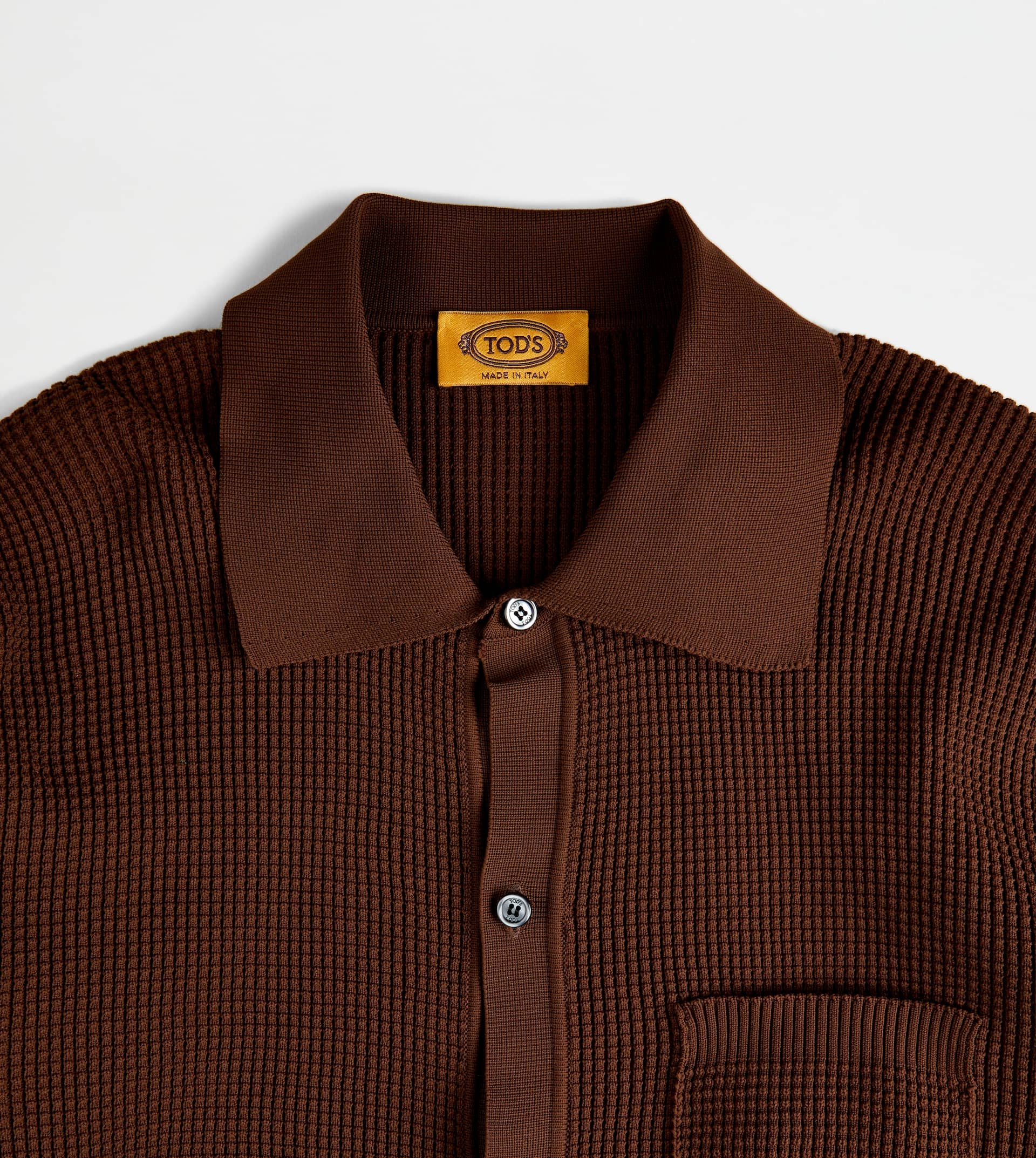 SHIRT IN KNIT - BROWN - 6