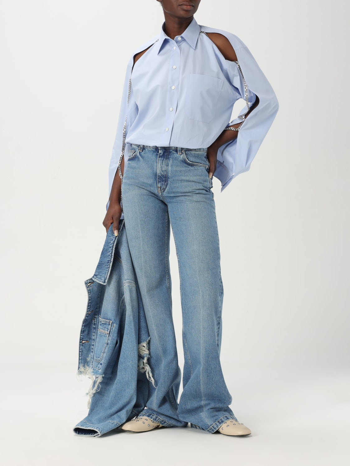 Stella McCartney shirt with chain detail - 2