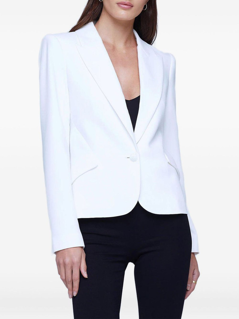 L'AGENCE Jennah single-breasted blazer outlook