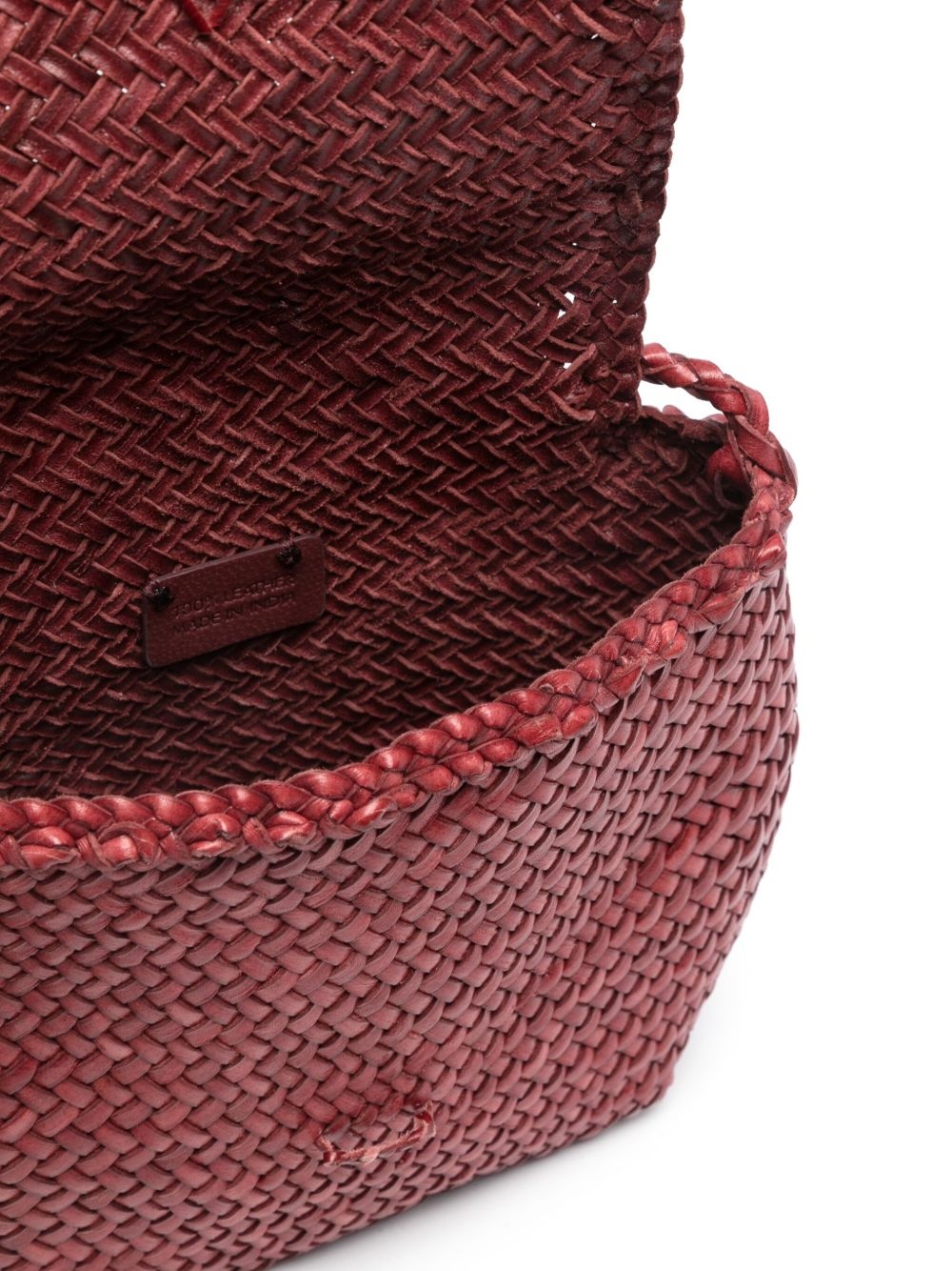 mini City woven crossbody bag - 5
