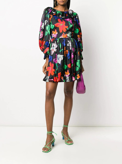 MSGM floral-print short dress outlook