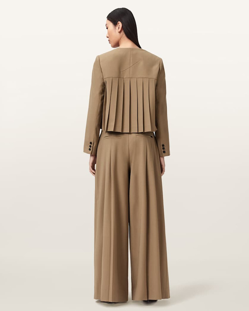 POPPY WIDE LEG PLEATED PANTS 7