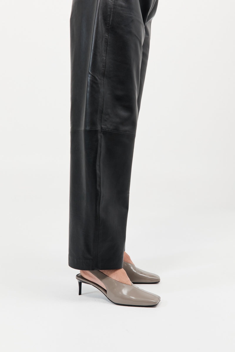 Square Toe Sling Back Heel - Slate - 6