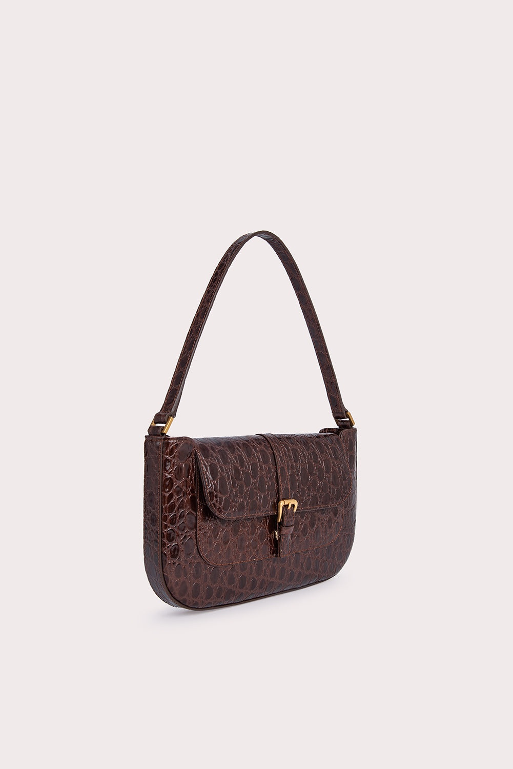 MIRANDA SEQUOIA CIRCULAR CROCO EMBOSSED LEATHER - 2