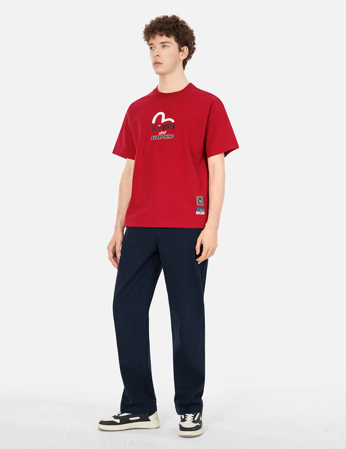 Daruma and Totem Print Relax Fit T-shirt - 3