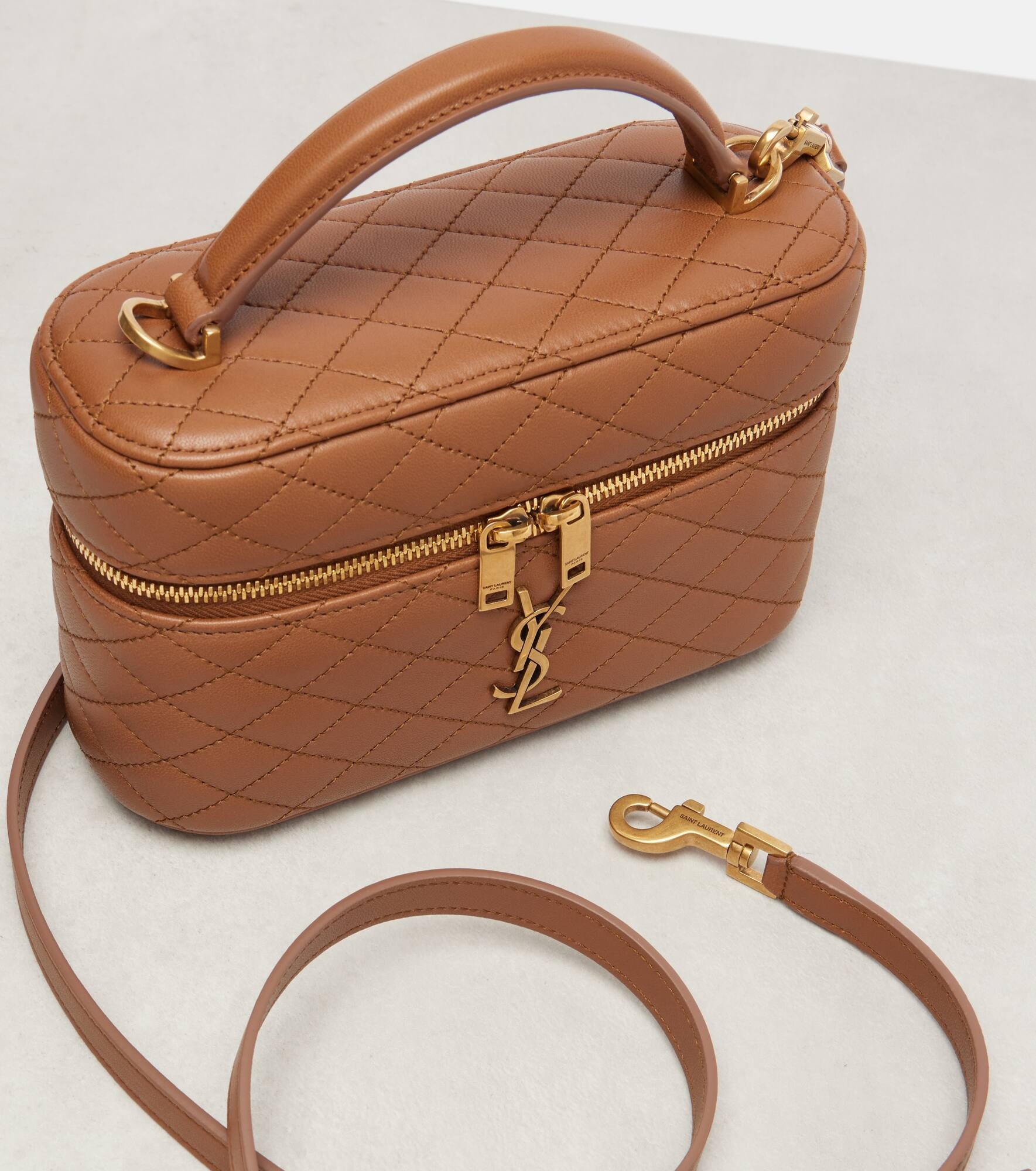 Gaby leather vanity bag - 6