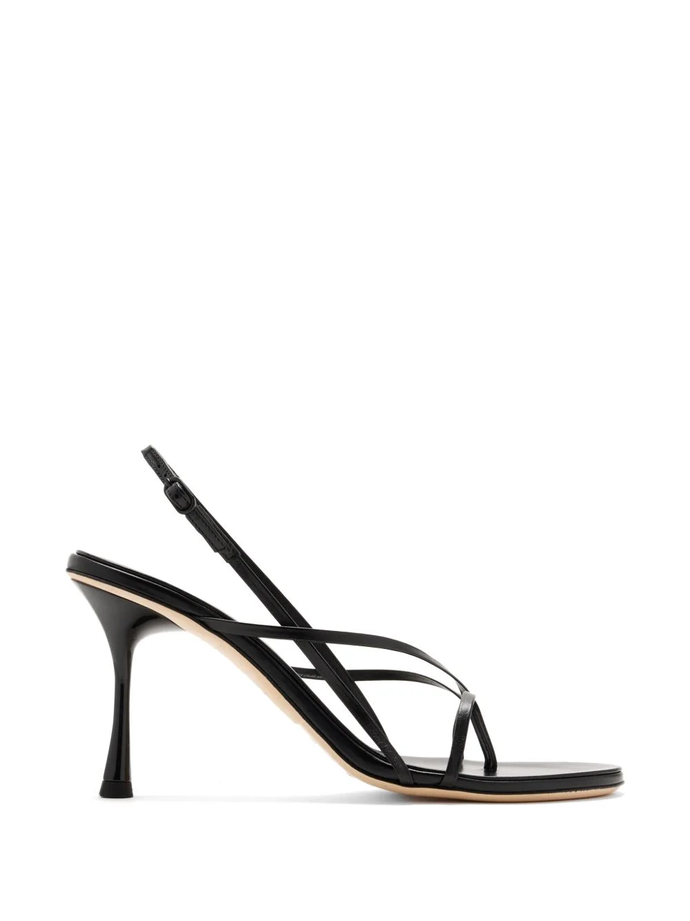 Wishbone slingback sandals - 1