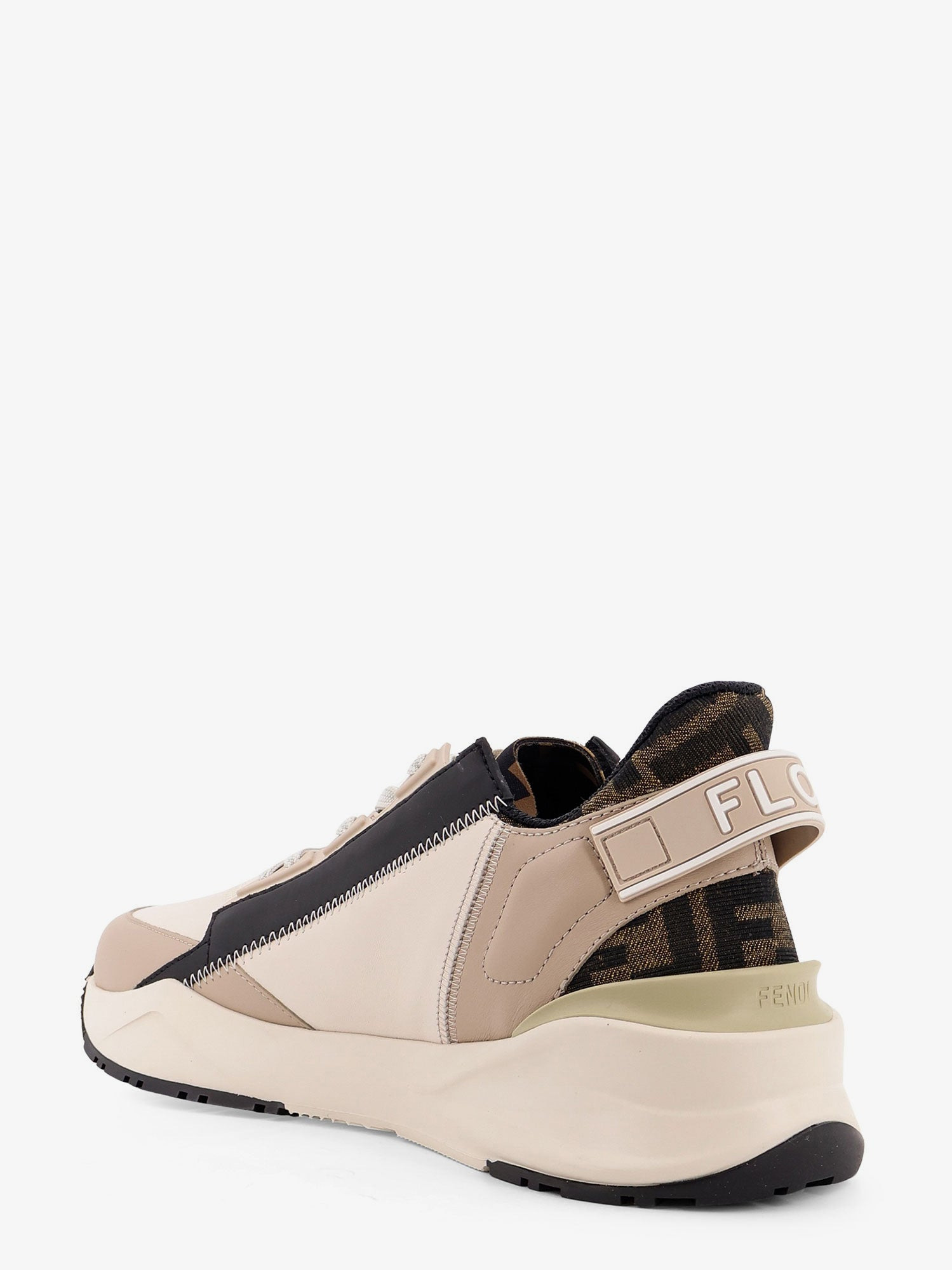 Fendi Fendi Flow Leather Sneakers With Ff Motif - 5