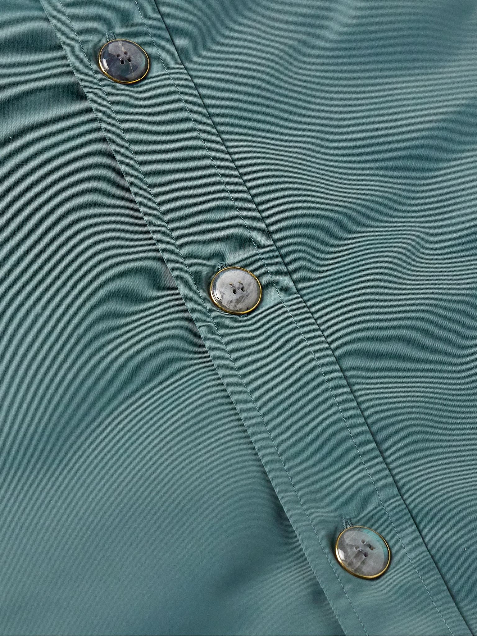 Parachute Recycled-Shell Jacket Teal - 4