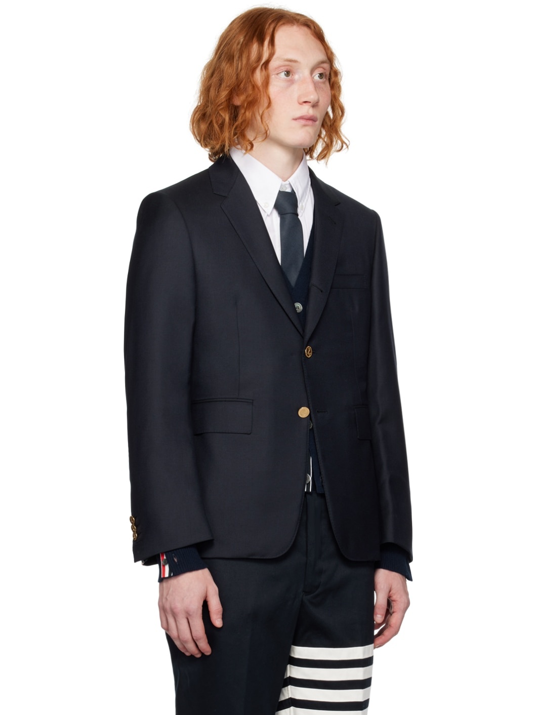 Navy Classic Blazer - 2