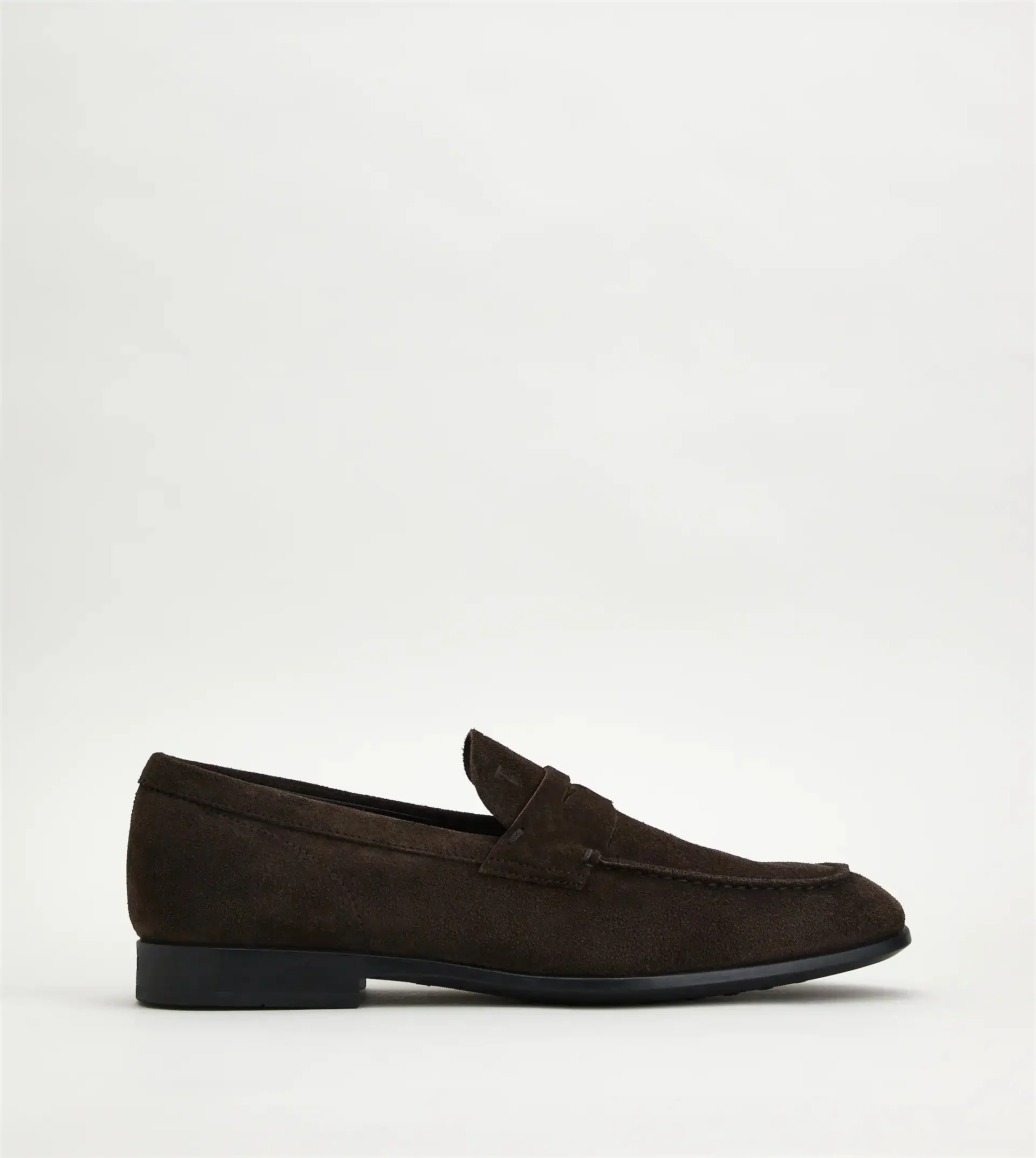 LOAFERS IN SUEDE - BROWN - 1