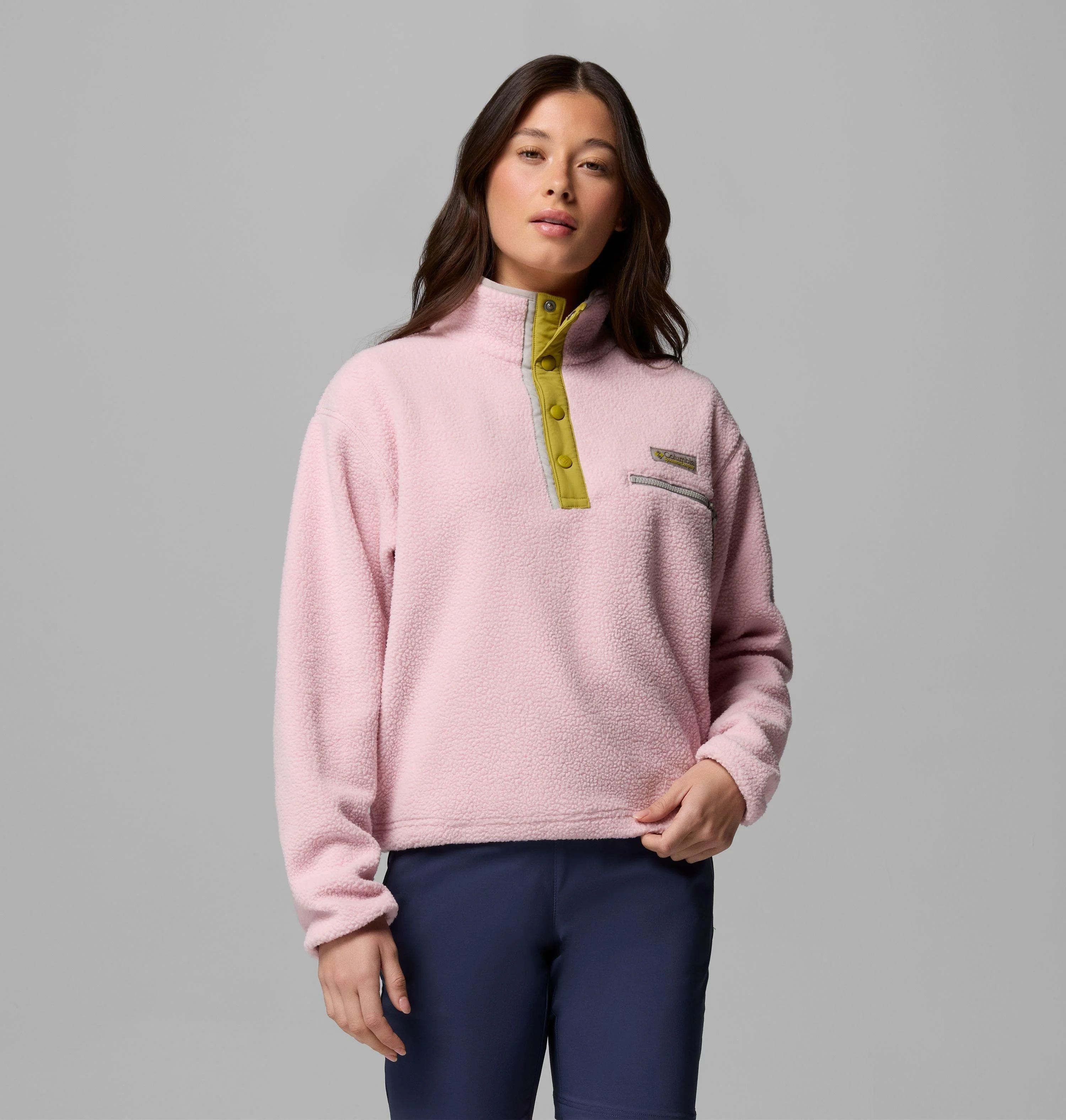 Women's Helvetia II Cropped Half Snap Fleece Pullover - 1