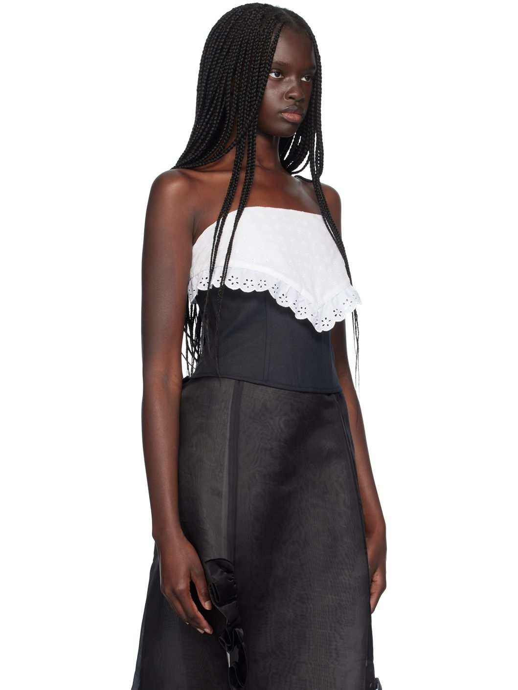 Black Pinto Corset Top - 2