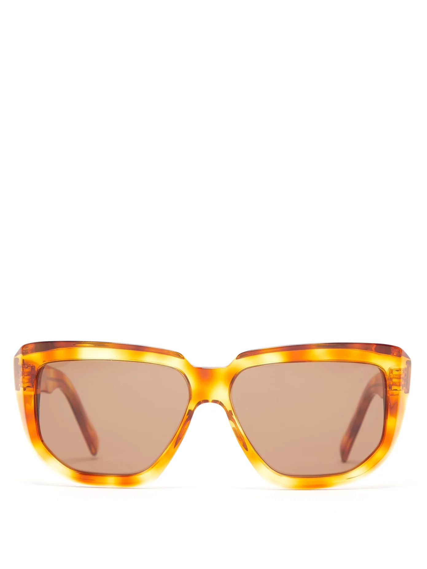 Oversized D-frame acetate sunglasses - 1