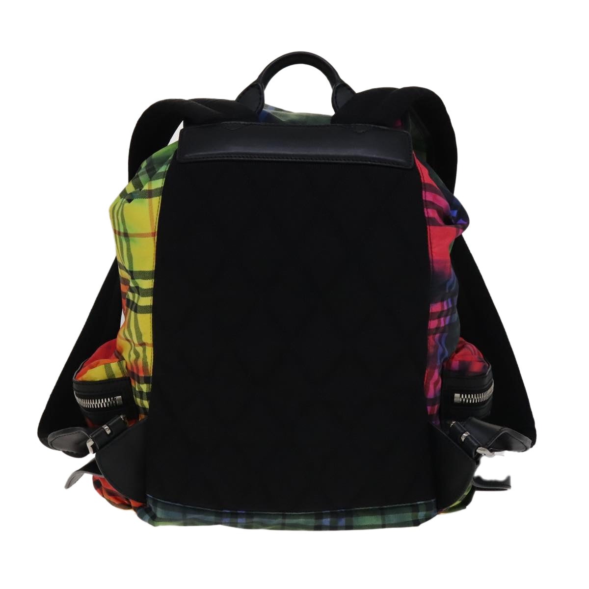 Burberry Nova Check Backpack Nylon Black Rainbow - 2