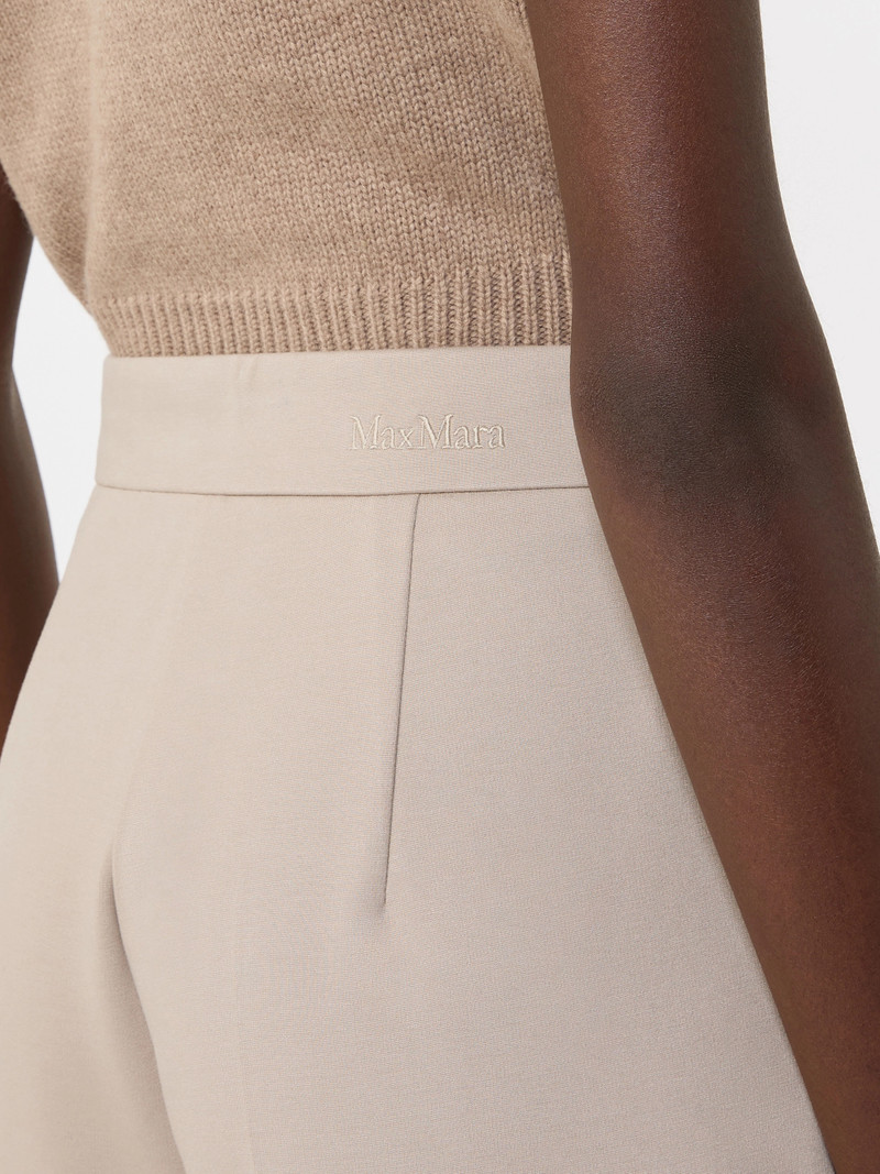 TAVERNA Compact jersey trousers - SAND 5