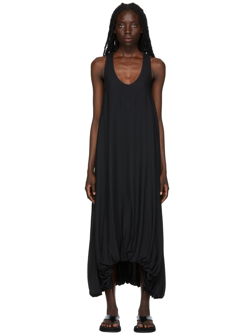 SSENSE Exclusive Black Copo Maxi Dress - 1