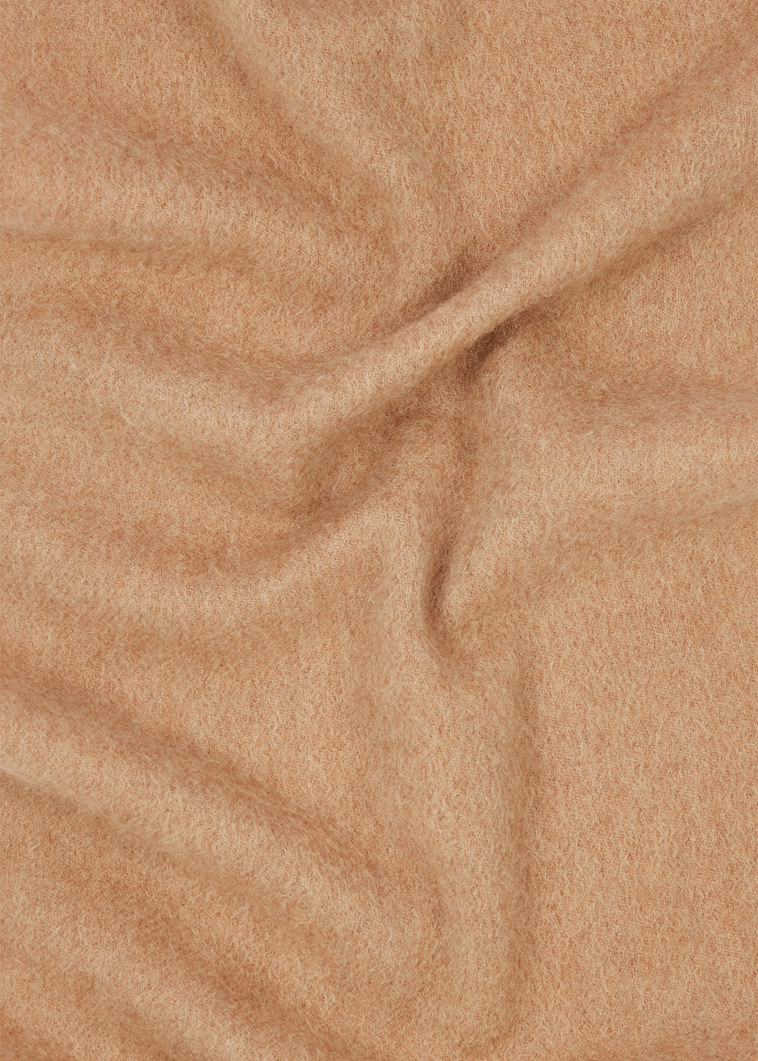 Tan Cashmere Logo Scarf - 4