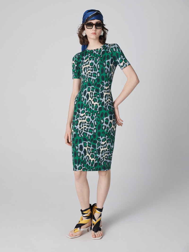 Florence Knit Short Sleeve Dress 1