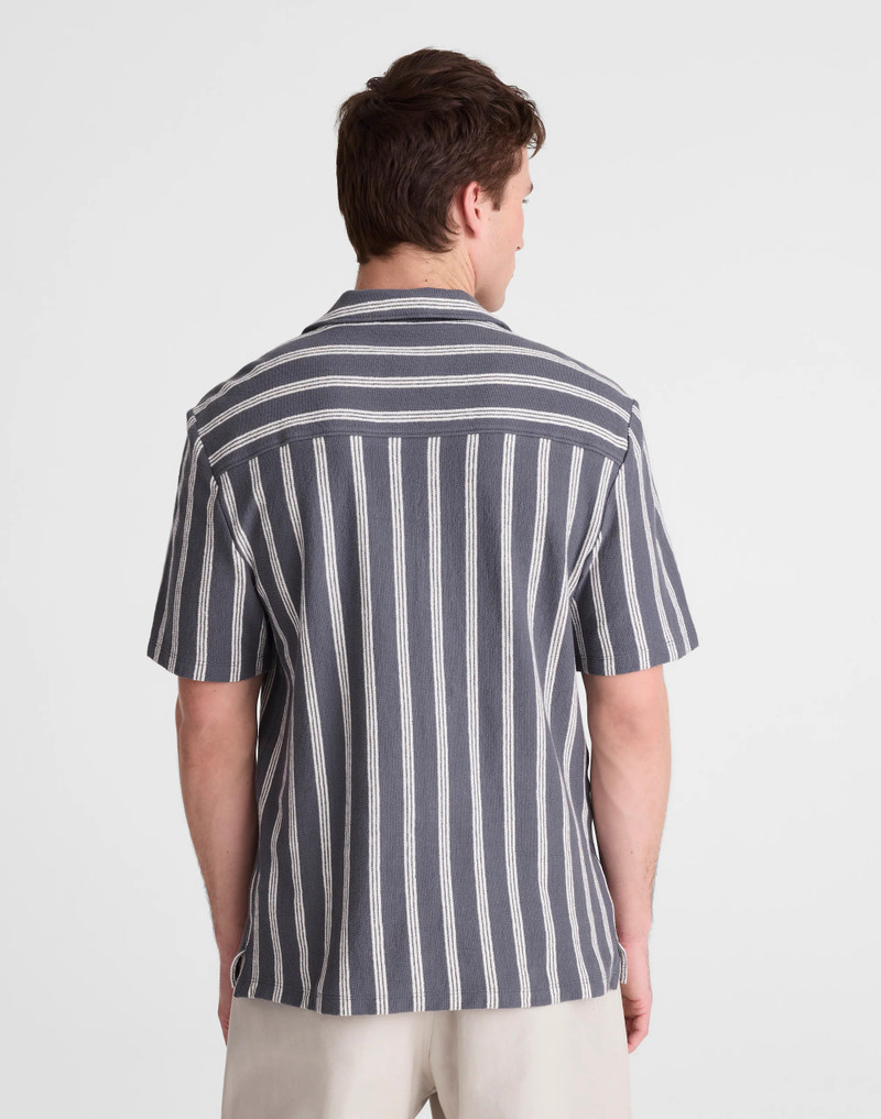 Madewell The Camp Shirt in Seaport Terry outlook