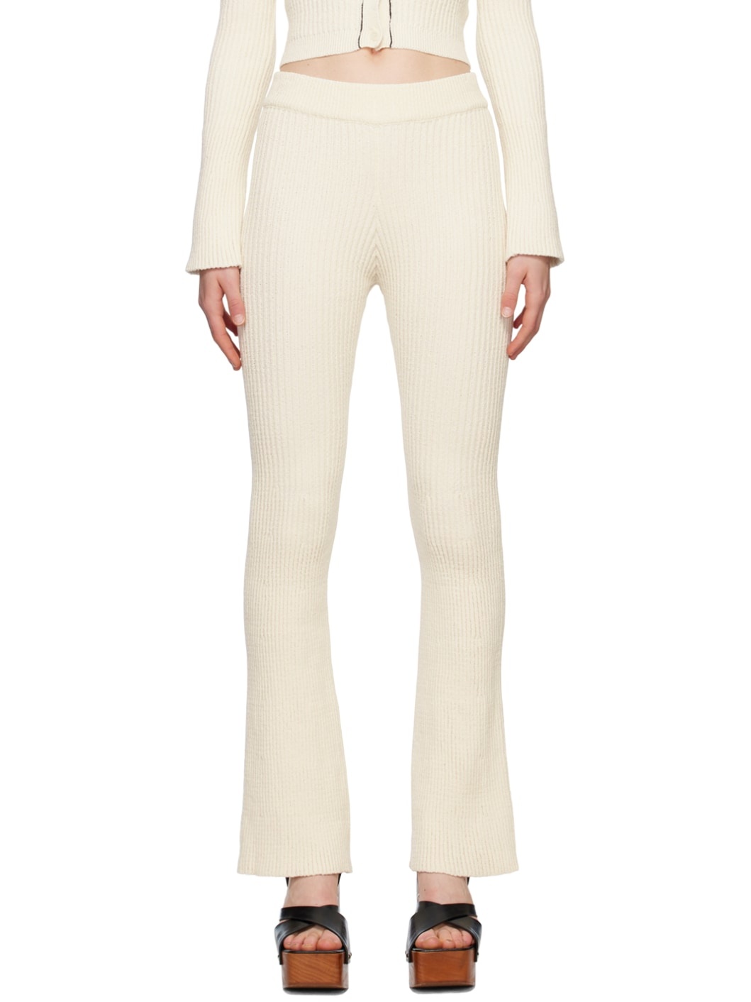 Off-White Rib Lounge Pants - 1