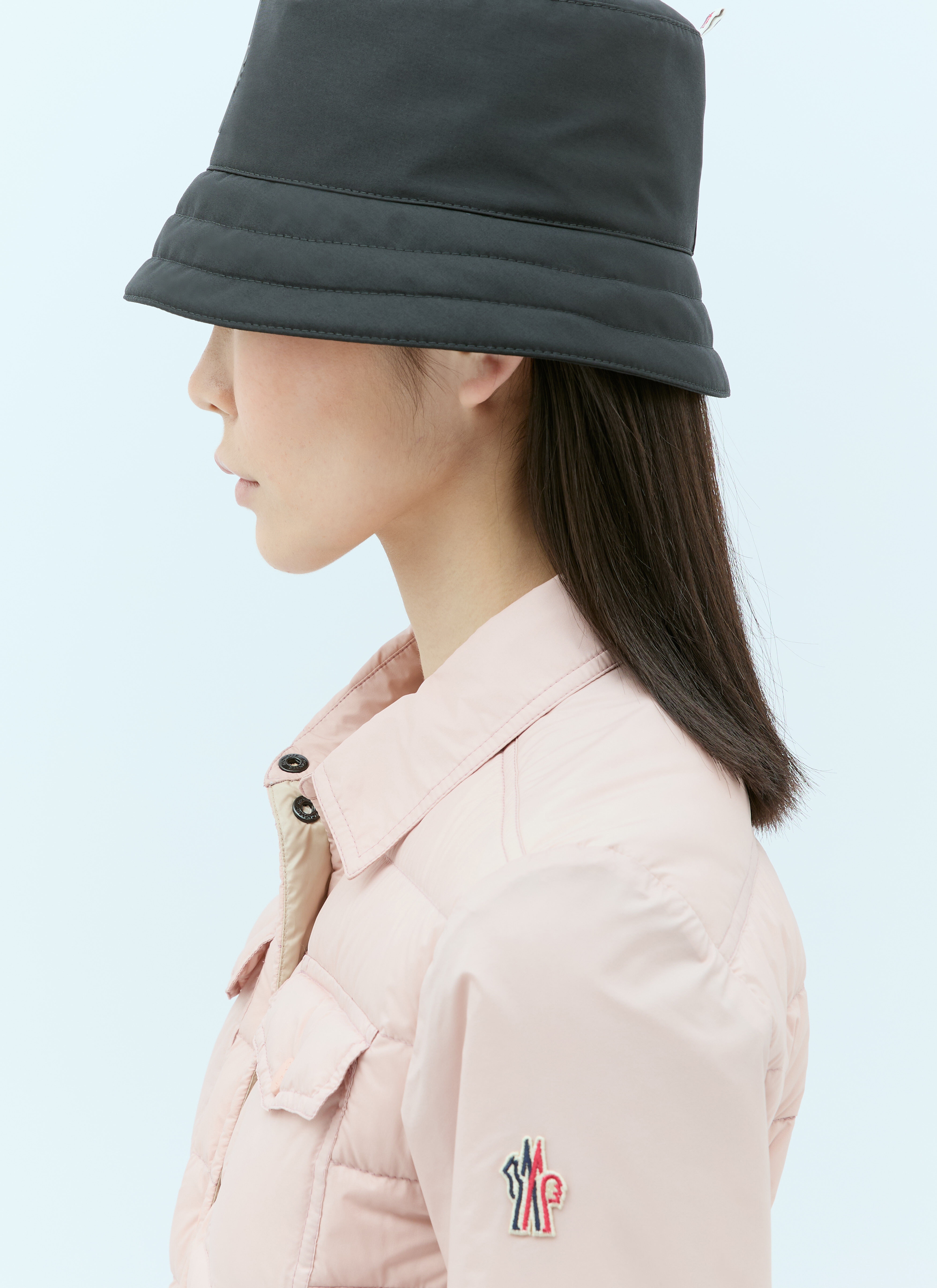 Moncler Grenoble Logo Applique Bucket Hat | lncc | REVERSIBLE