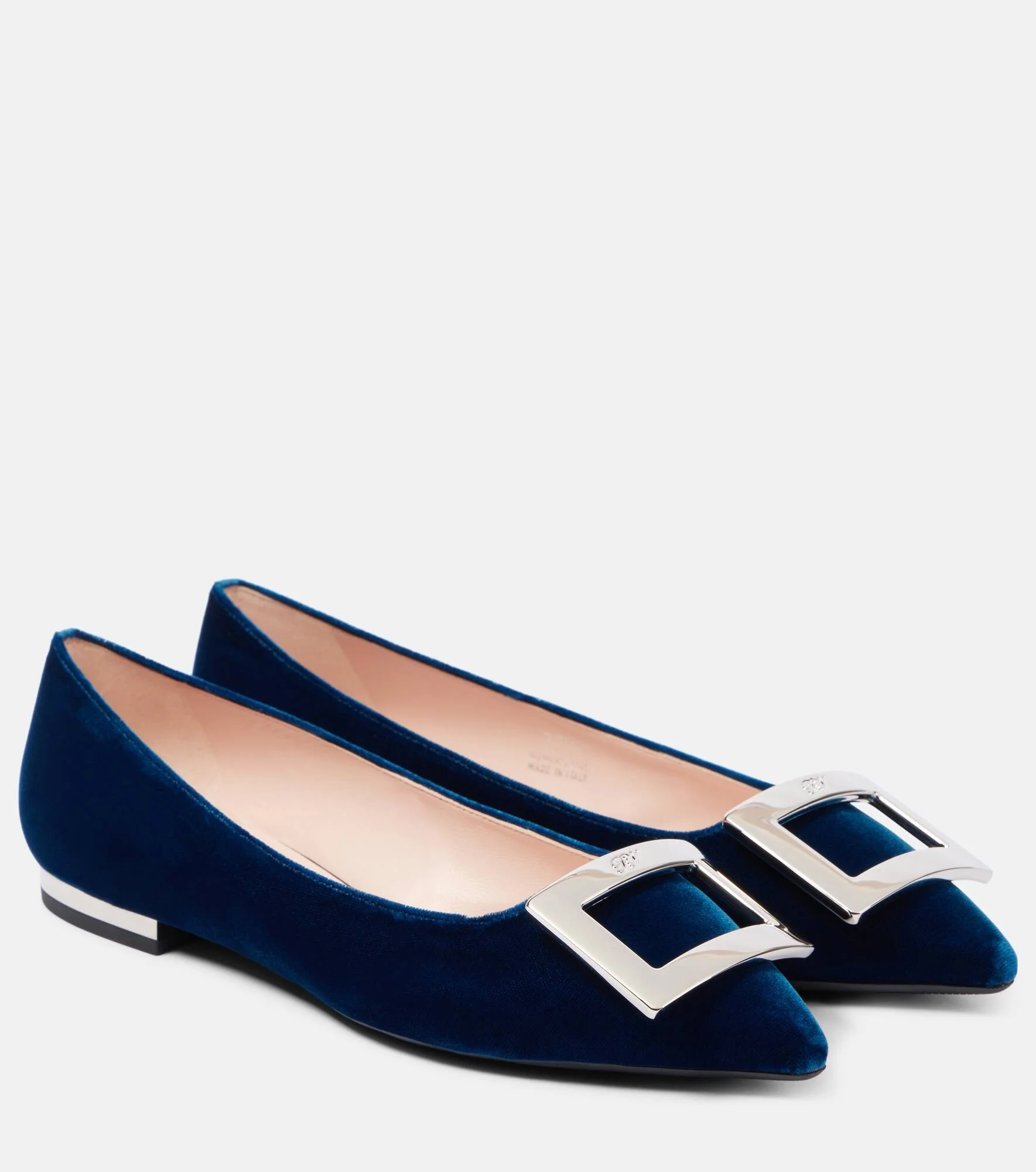 Velvet ballet flats - 1