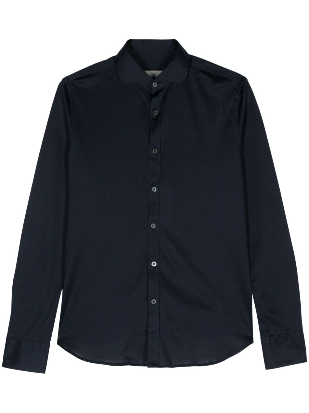 cutaway-collar cotton shirt - 1