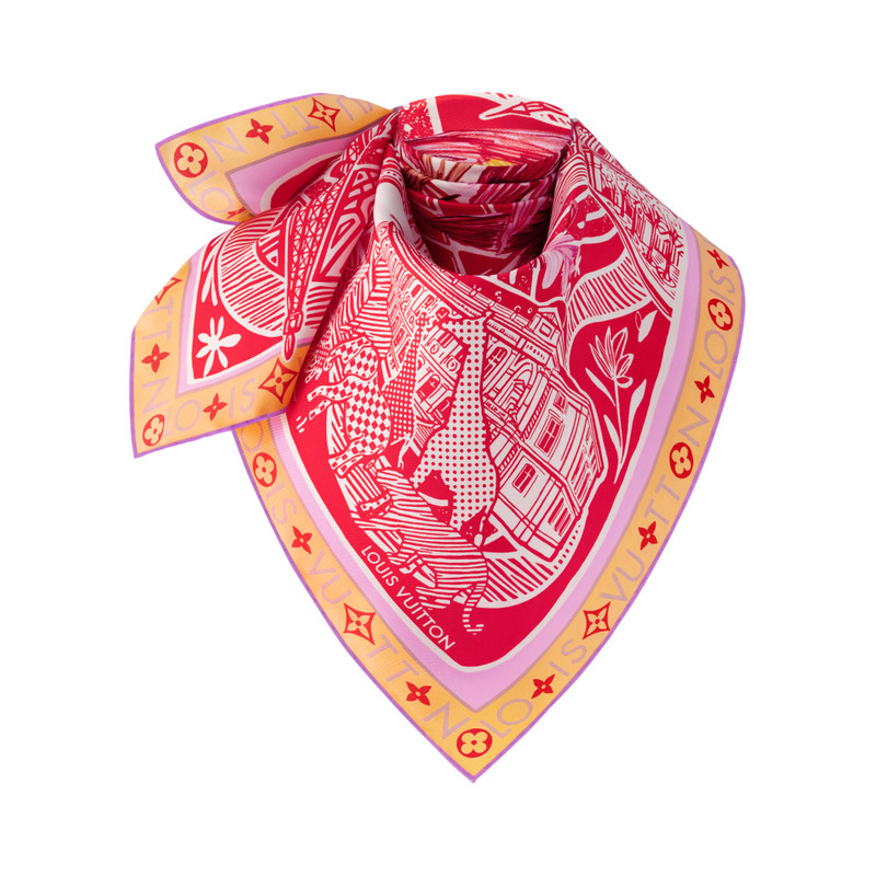 Louis Vuitton Jardin Des Plantes Square 90 outlook