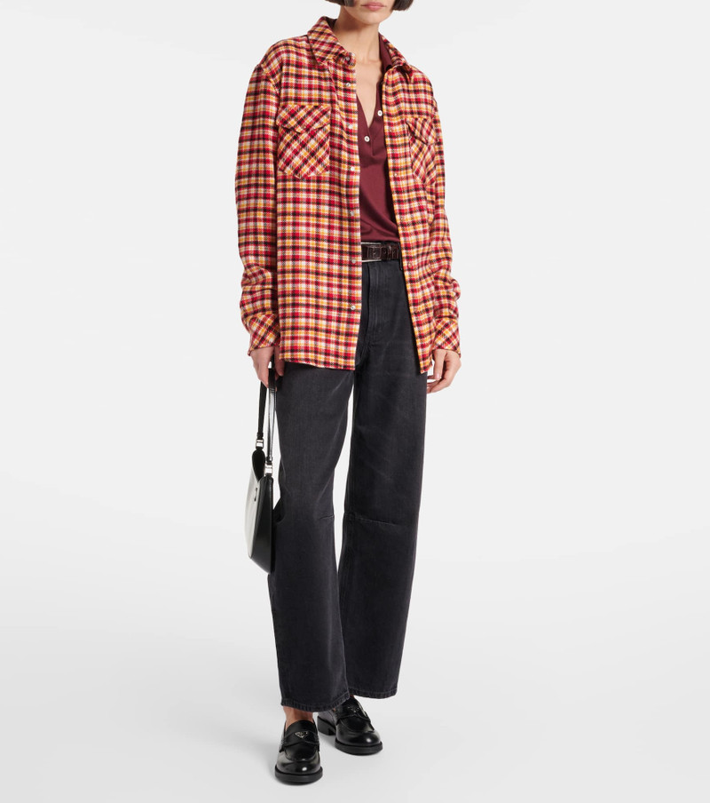 God’s True Cashmere Time plaid cashmere shirt outlook