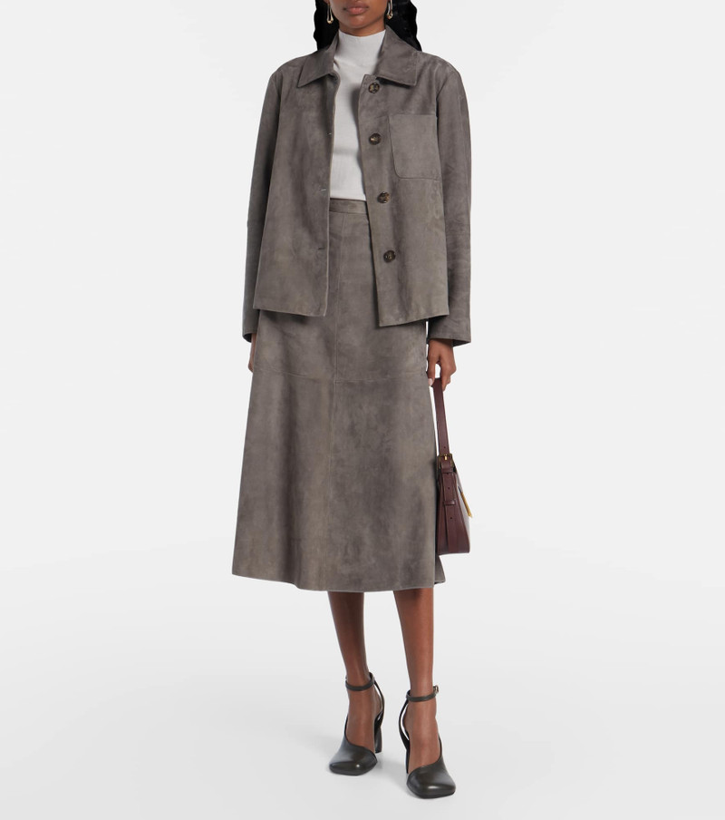 'S Max Mara Suede overshirt outlook