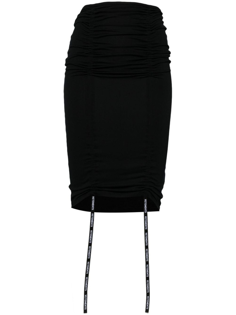 ruched pencil skirt 1