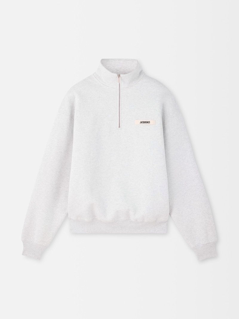 The Gros Grain zipped-rollneck sweatshirt - 1