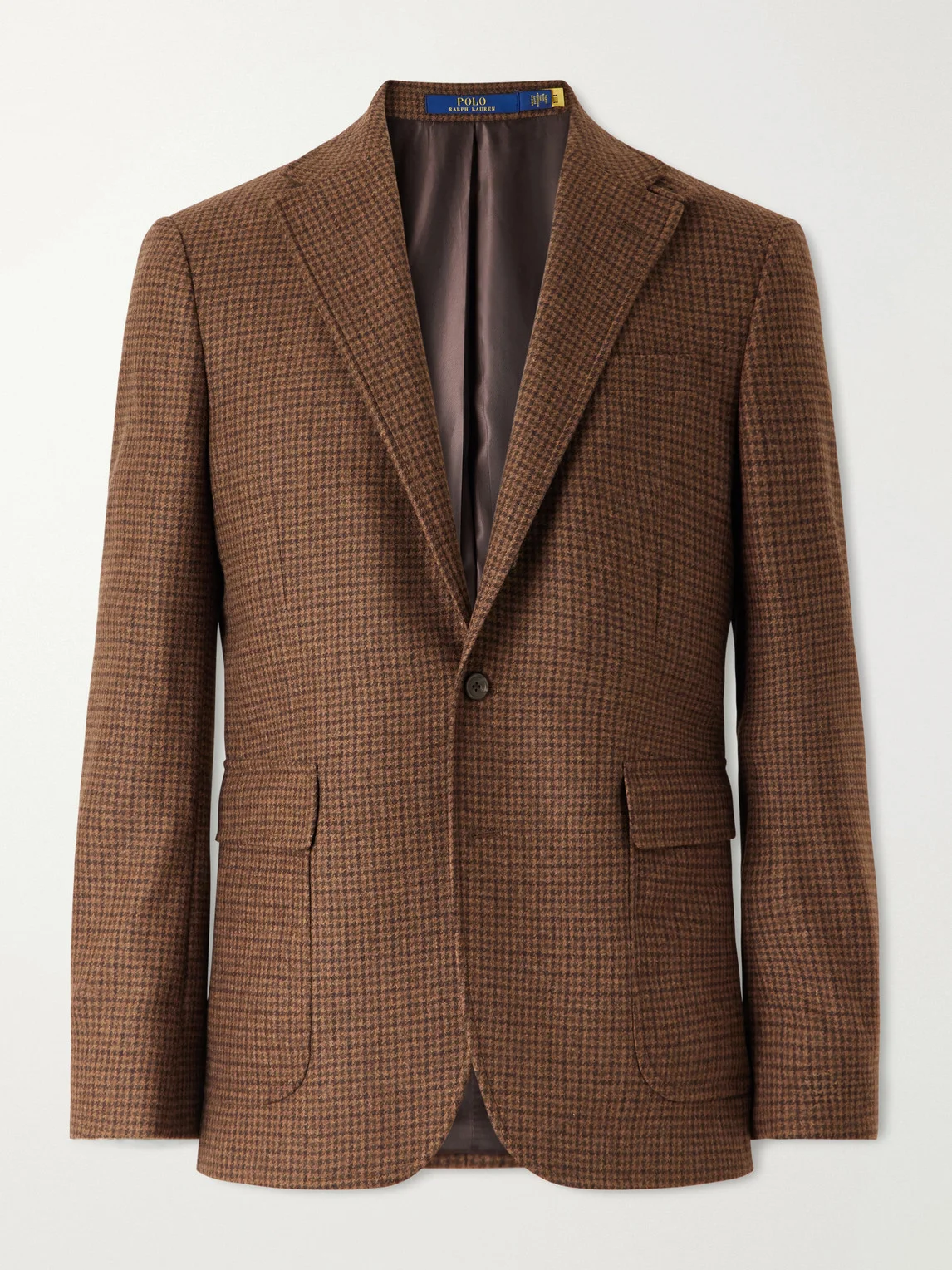 Checked Wool-Blend Blazer - 1