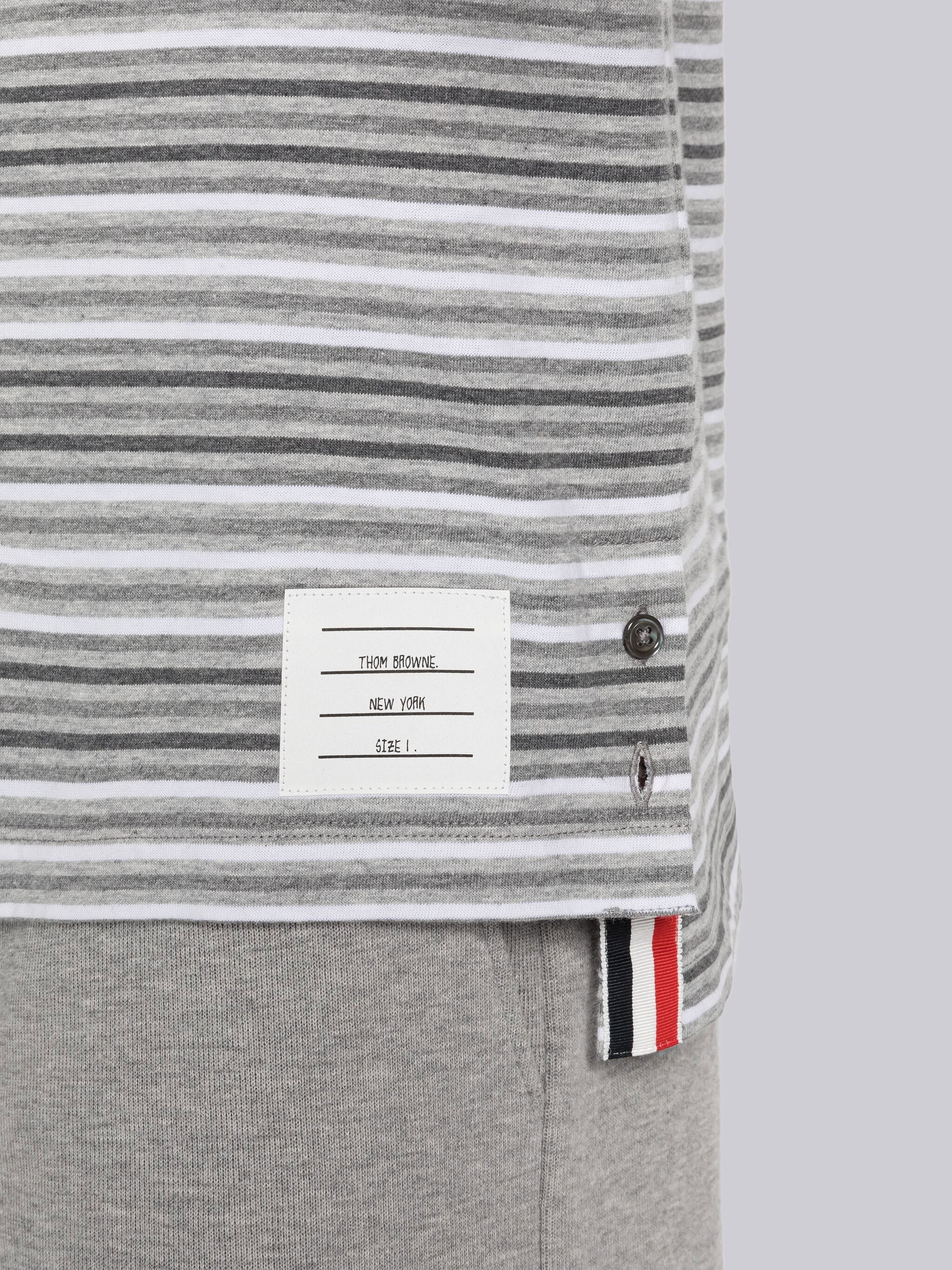 Midweight Jersey Stripe Short Sleeve Tee - 6