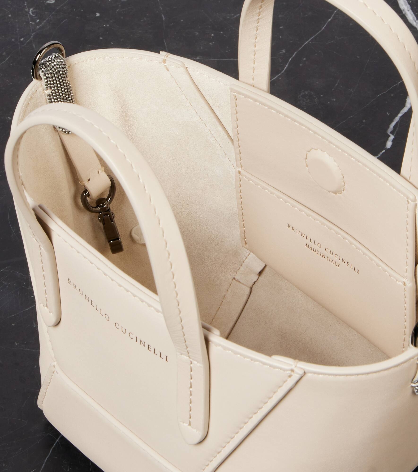 BC Duo Small leather tote bag - 3