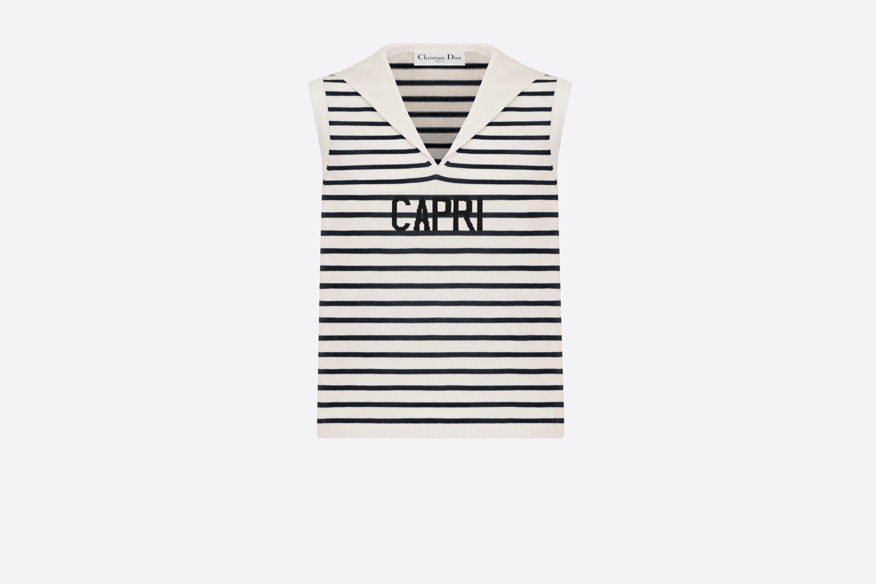 Dioriviera 'CAPRI' Sleeveless Sweater - 1