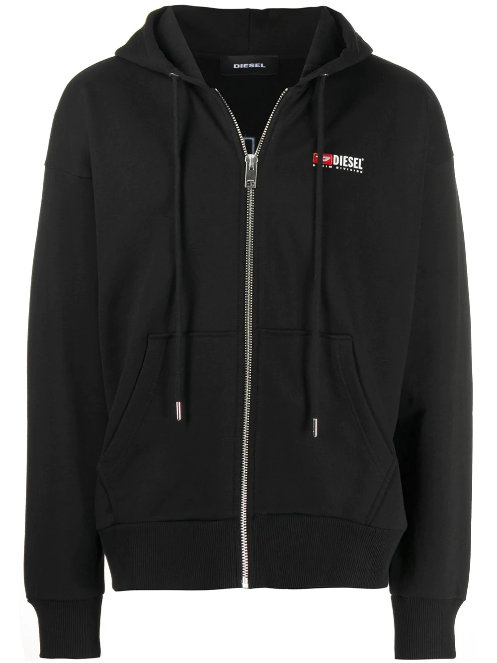 zip-up logo hoodie - 1