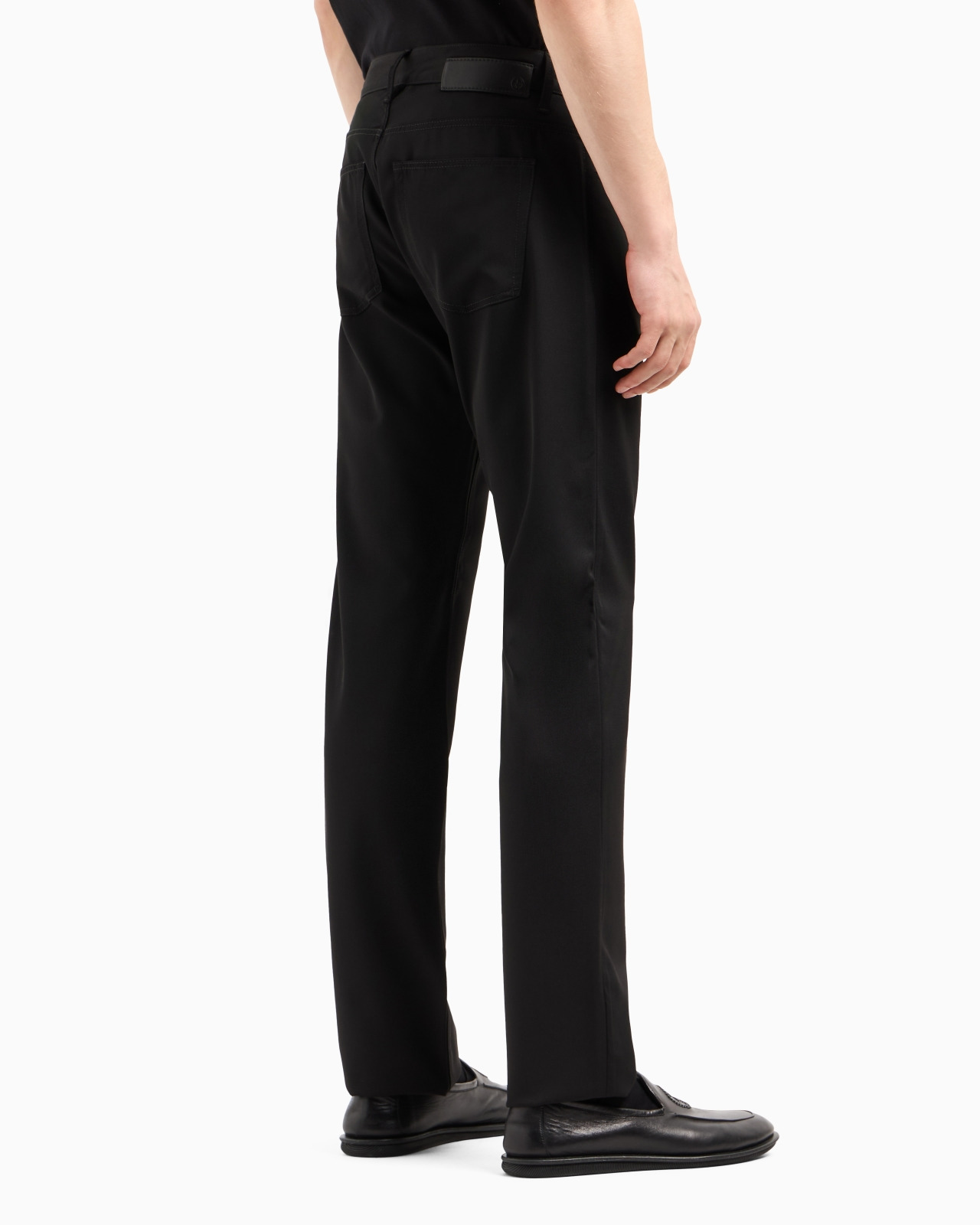 Five-pocket, regular-fit, virgin-wool trousers - 3