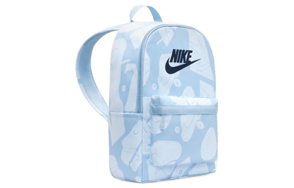 Nike Minimalistic Fashion Logo Printing Full Print Large Capacity Fabric Schoolbag Backpack Kid's Bl - 3