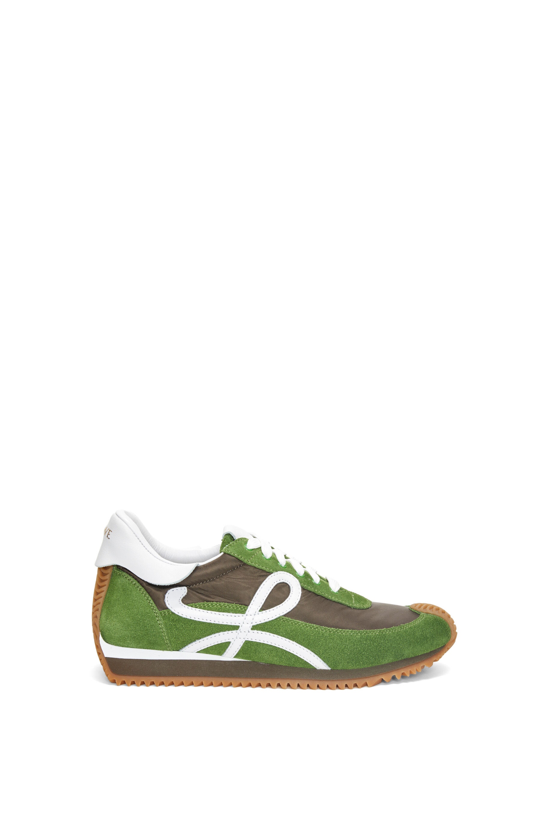 Flow runner in nylon and calfskin - 1