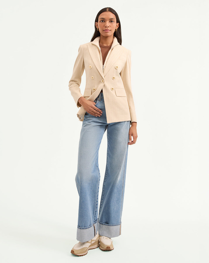 GAYA METALLIC PINSTRIPE DICKEY JACKET 6