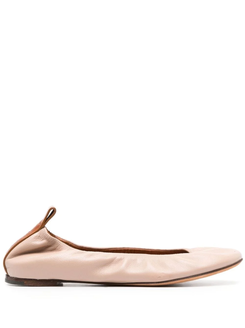 leather ballerina shoes - 1